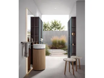 Il mobile da bagno a terra Giunone 2512 di Edoné unisce design moderno e praticità.