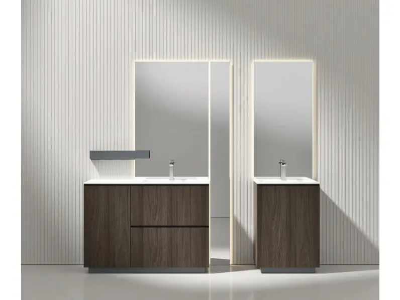 Mobile da Bagno a terra Giunone 9013 in nobilitato Vulcano di Edoné