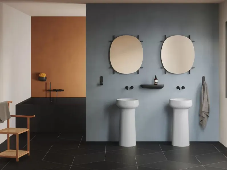 Lavabo freestanding a colonna Graal di Azzurra Ceramica