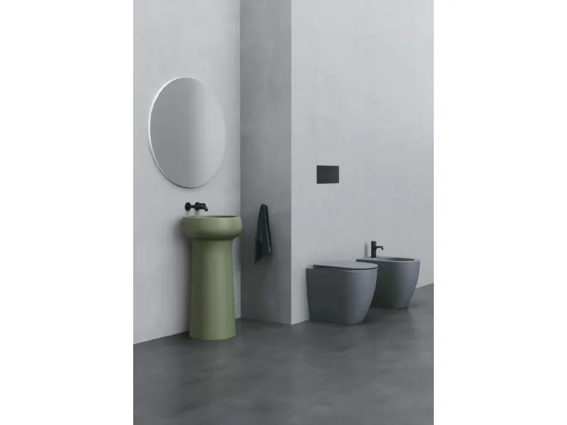 Lavabo freestanding a colonna Graal di Azzurra Ceramica