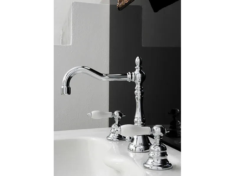 Rubinetto vintage Herend finitura Cromo di Fima Carlo Frattini