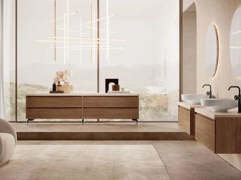 Mobile da Bagno Heritage Noce Canaletto di Artesi