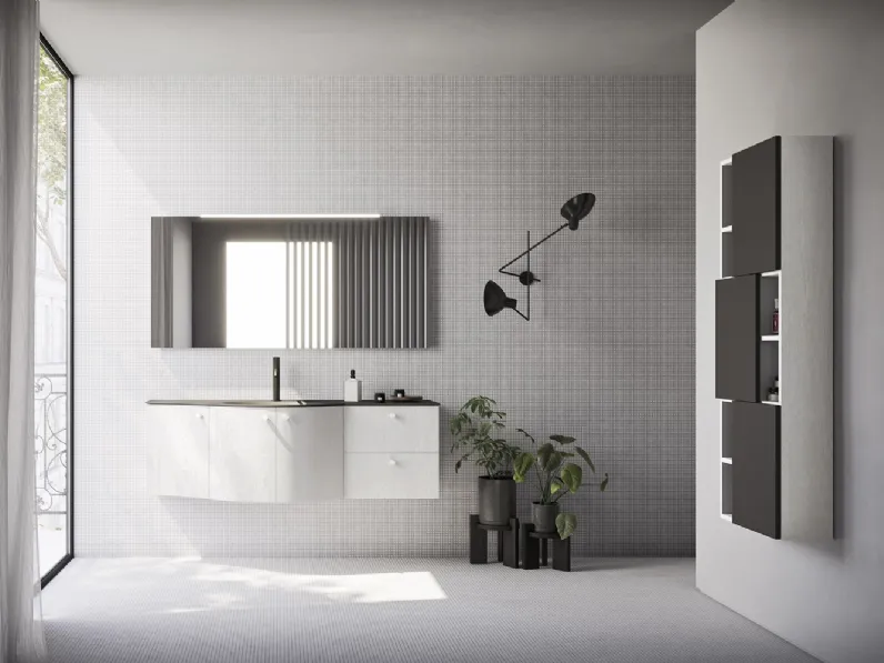 Mobile da Bagno Ho-me plus curvo 57 di Arbi