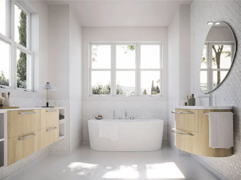 Mobile da Bagno Ho-me plus curvo 59 di Arbi