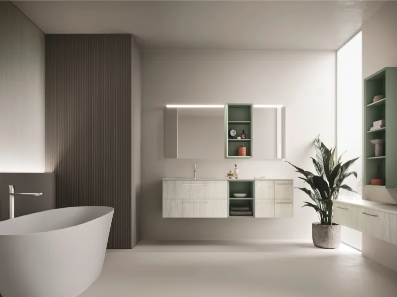 Mobile da Bagno sospeso Ho-me plus liscio 41 di Arbi