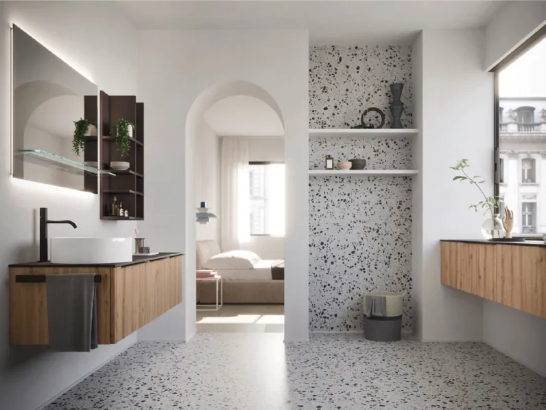 Mobile da Bagno sospeso Ho-me plus liscio 51 di Arbi