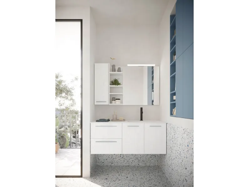 Mobile da Bagno sospeso Ho-me plus liscio 53 di Arbi