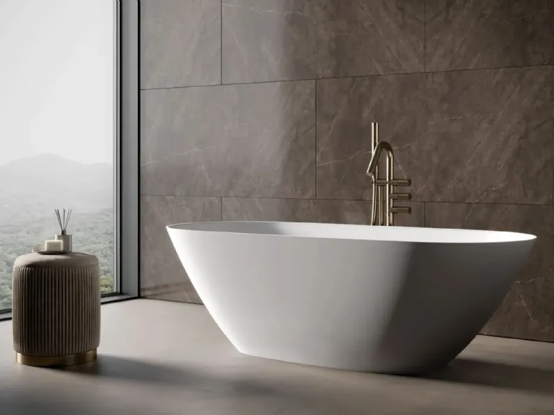 Vasca da Bagno freestanding Home in M-Solid e M-Lux di Disenia