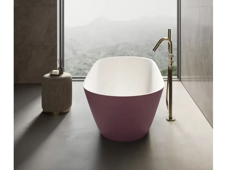 Vasca da Bagno freestanding Home in M-Solid e M-Lux di Disenia