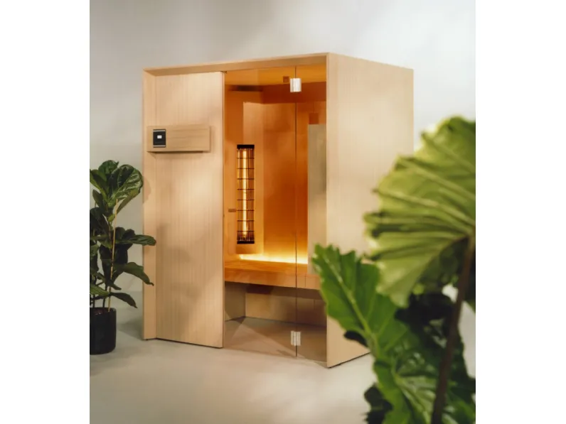 Sauna in Hemlock Canadese ad infrarossi Idea IR di Effegibi