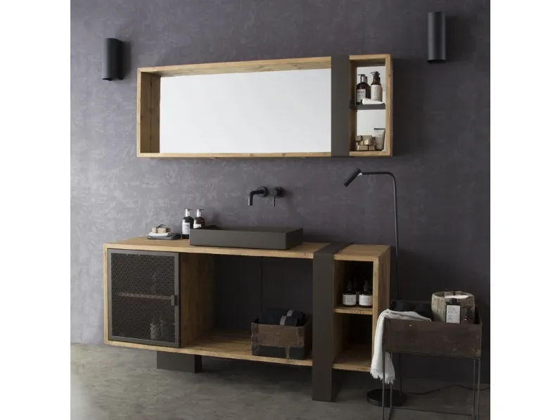 Mobile da Bagno Industrial art 5364 di Re-wood