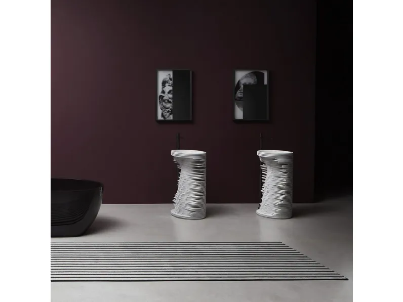 Lavabo di design Introverso di Antoniolupi