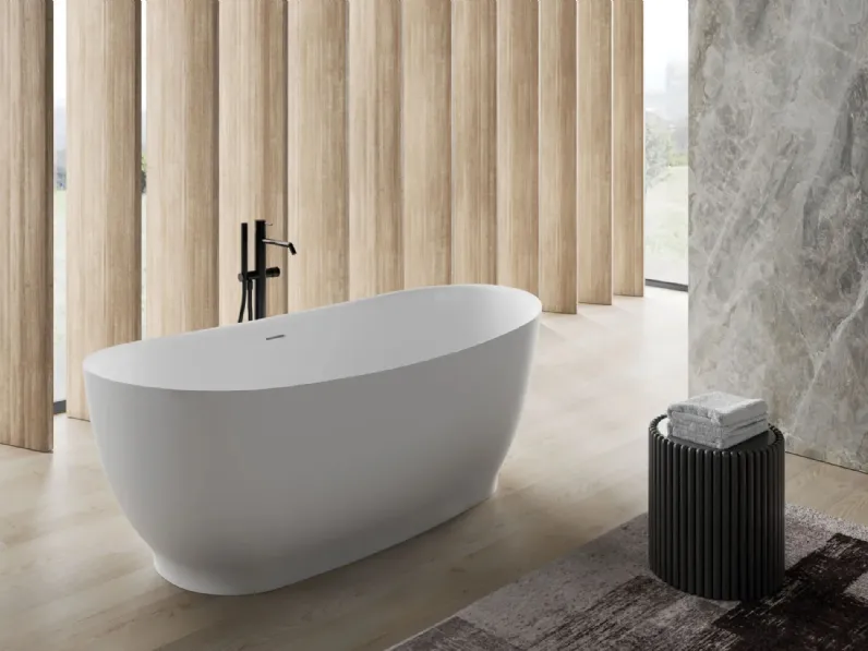 Vasca da Bagno freestanding Ischia in Cristalplant di Disenia