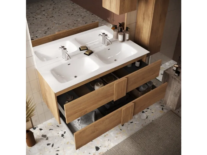 Mobile da Bagno sospeso Jupiter di LC Mobili