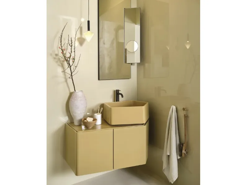 Mobile da Bagno sospeso Kanto di Ceramica Cielo