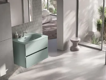 Mobile da bagno sospeso Tris 06 di Kios