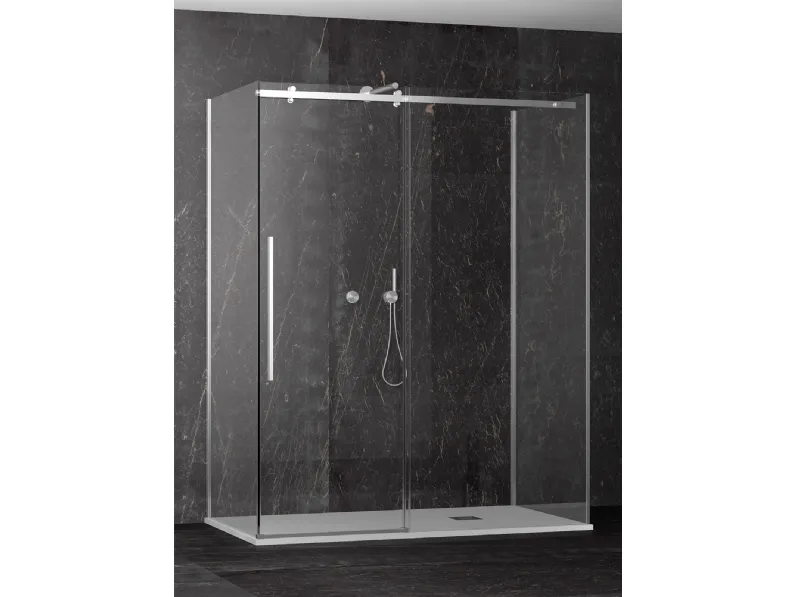 Box Doccia Kn in cristallo di PDP Box Doccia