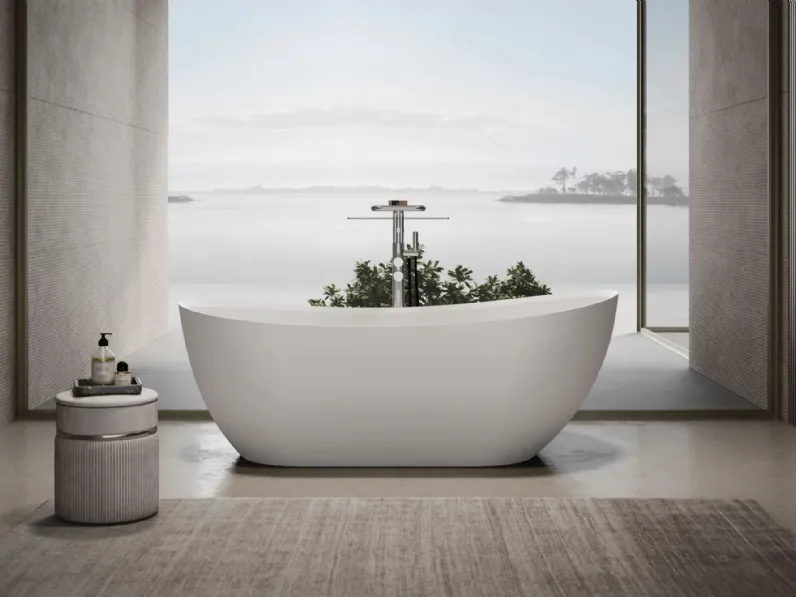 Vasca da Bagno freestanding Kuna in Aquatek Light di Disenia