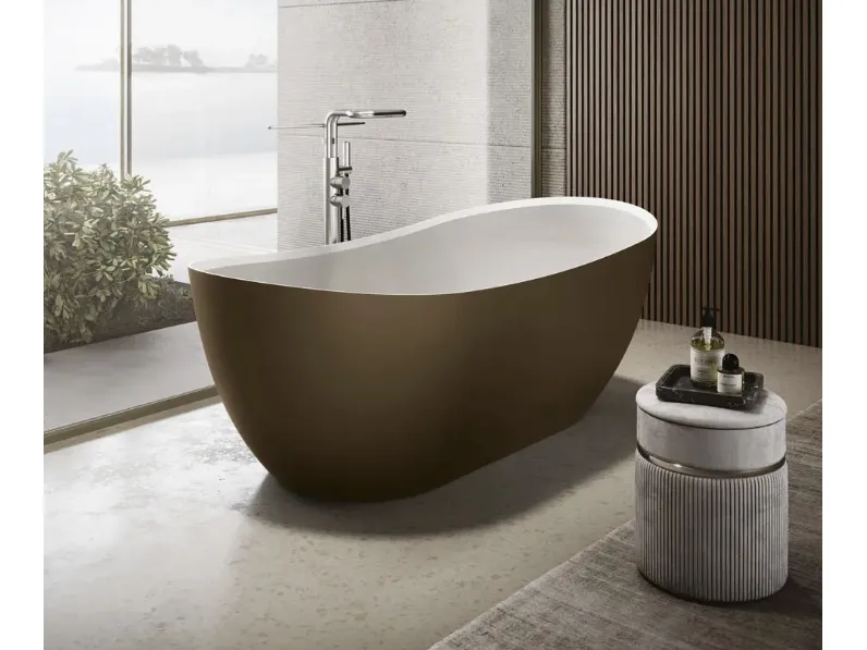 Vasca da Bagno freestanding Kuna in Aquatek Light di Disenia
