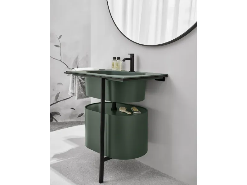 Mobile da Bagno a terra Kyros di Ceramica Cielo