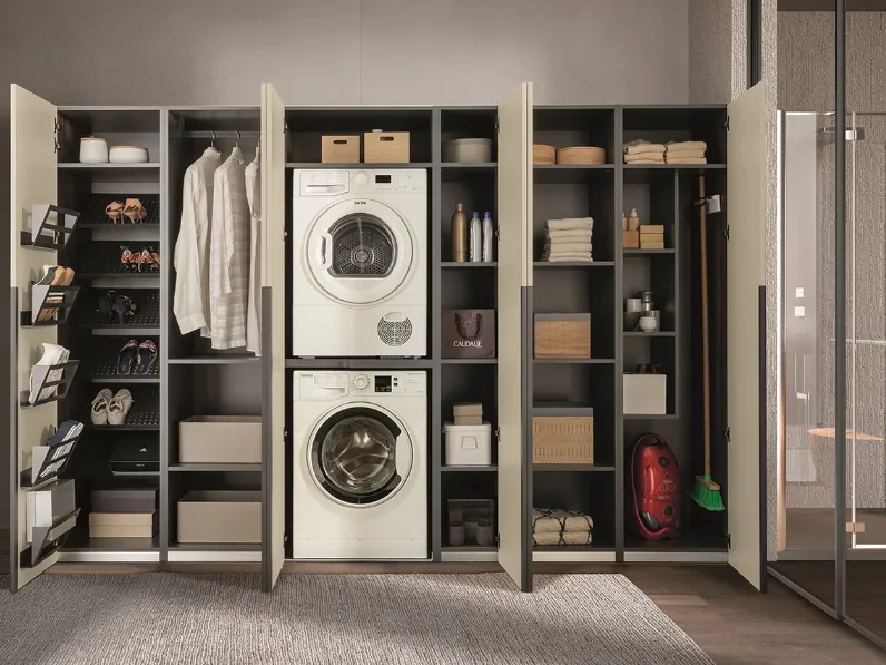 Mobile da Bagno in melaminico e laccato Laundry 09 di Archeda