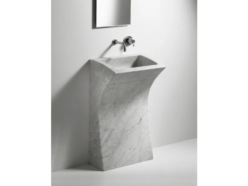 Lavabo da appoggio in marmo Lito 03 di Agape