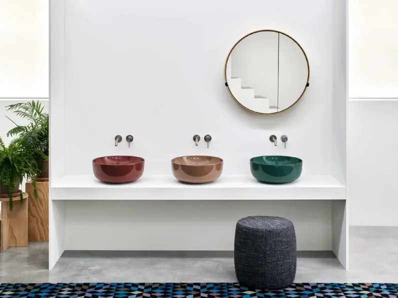 Lavabo Le Bacinelle di Ceramica Cielo
