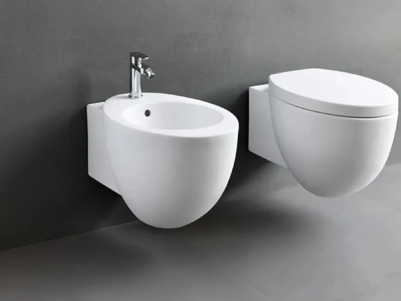WC e Bidet sospesi Le Giare di Ceramica Cielo