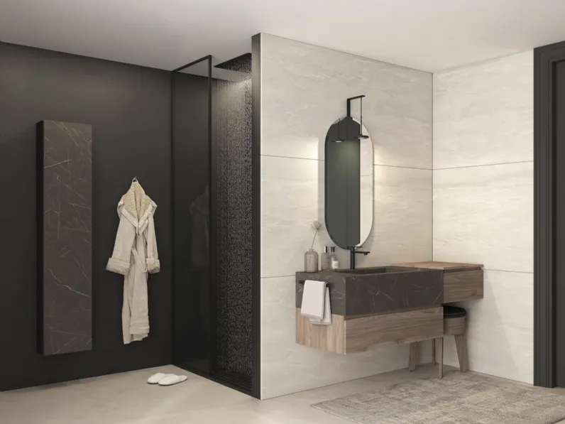 Mobile da Bagno Freedom Lineare 08 di Legnobagno