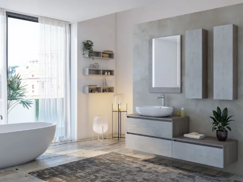 Mobile da Bagno Urban Componibile 07 di Legnobagno