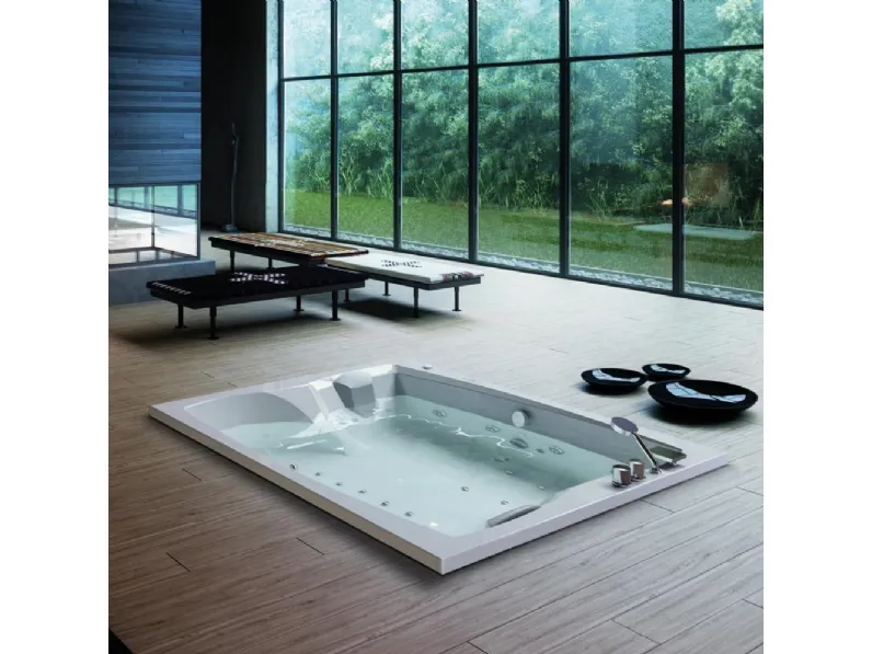 Vasca biposto Linea-Duo Glass