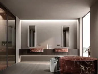 Il mobile sospeso Living Evolution 01 di Casabath unisce design moderno e funzionalità per il tuo ba