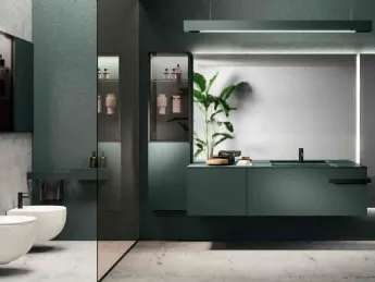 Il mobile da bagno Lympha_Concept_03 di Altamarea è una soluzione elegante e funzionale.