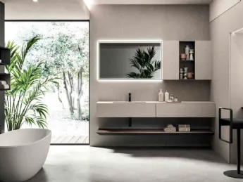 Mobile da bagno sospeso Lympha_Concept_04 di Altamarea