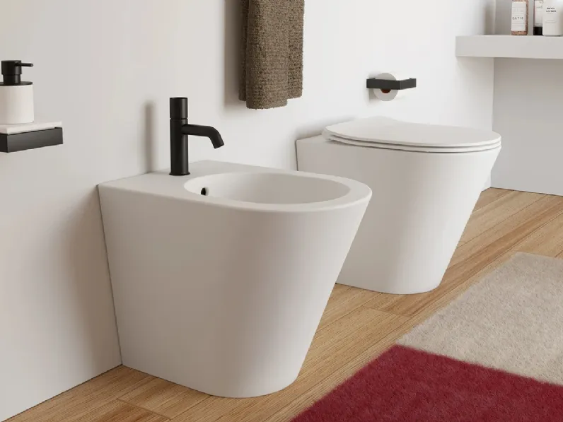 WC e Bidet Mare di Ceramica Cielo