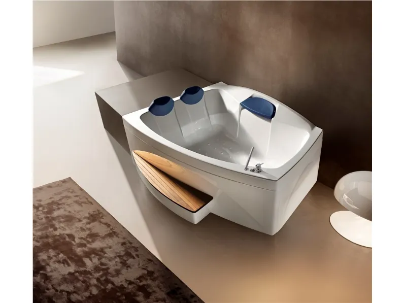 Vasca da Bagno Idromassaggio Matrix Slim di Treesse
