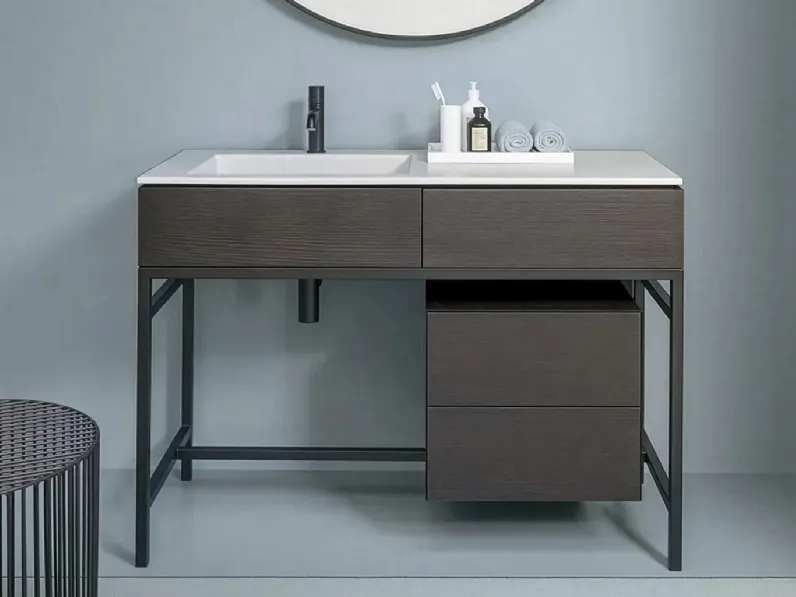 Mobile da Bagno a terra Milano di Ceramica Cielo