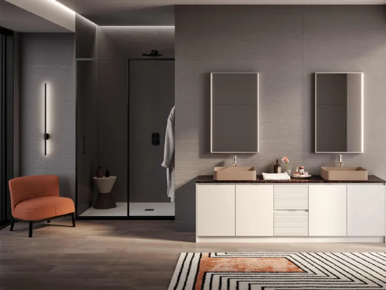 Mobile da Bagno a terra Genius 08 di Arredoquattro