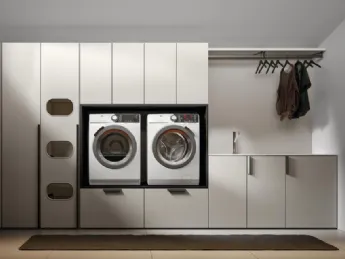 Mobile da Bagno per lavanderia Minerva 02 di Edoné