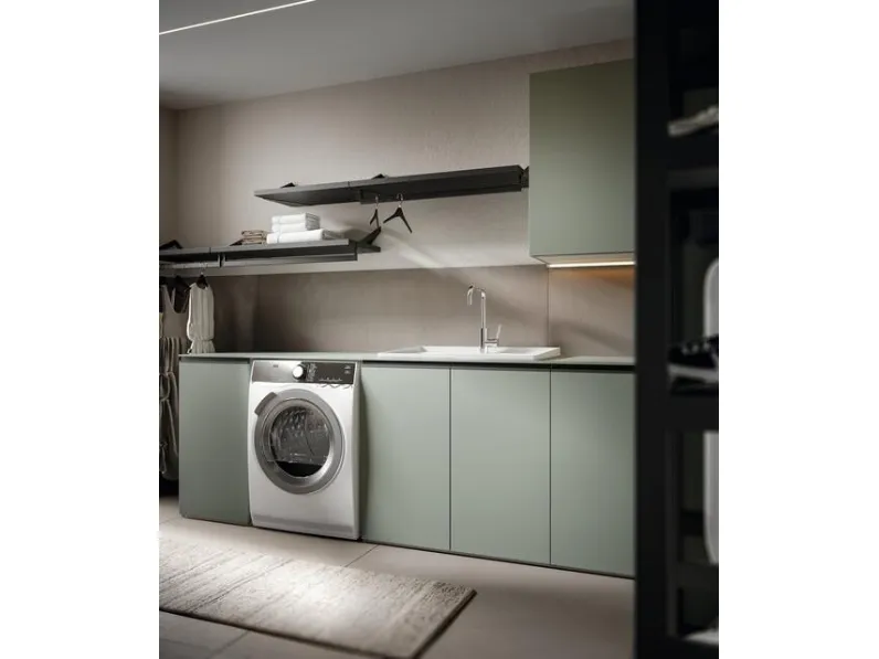 Mobile da Bagno per lavanderia Minerva 05 in nobilitato Prato di Edoné