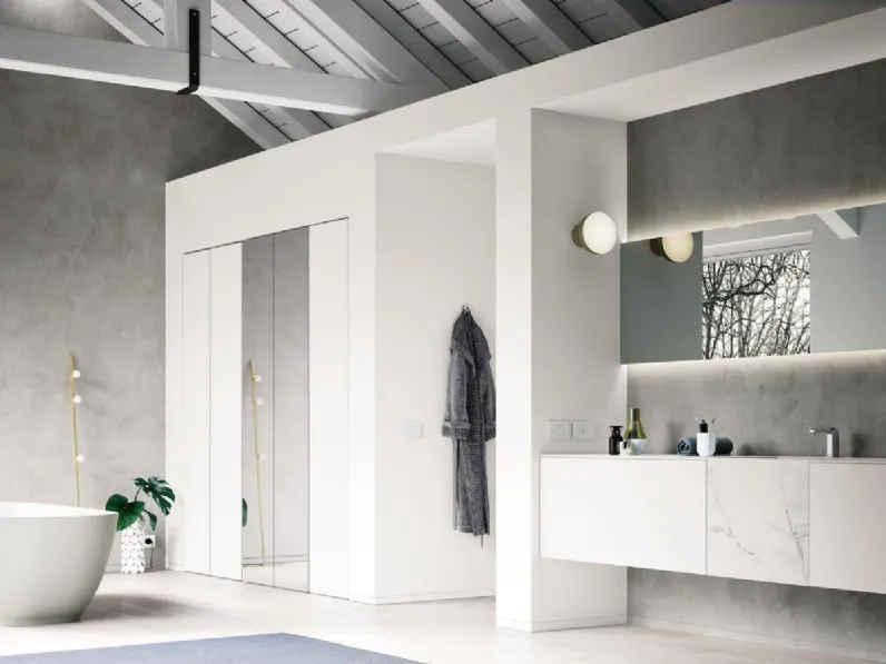 Mobile da Bagno sospeso Mk1 02 di Nova Cucina