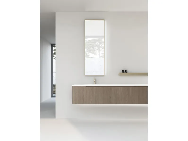 Mobile da Bagno sospeso Modern Rovere Nordic di Casabath