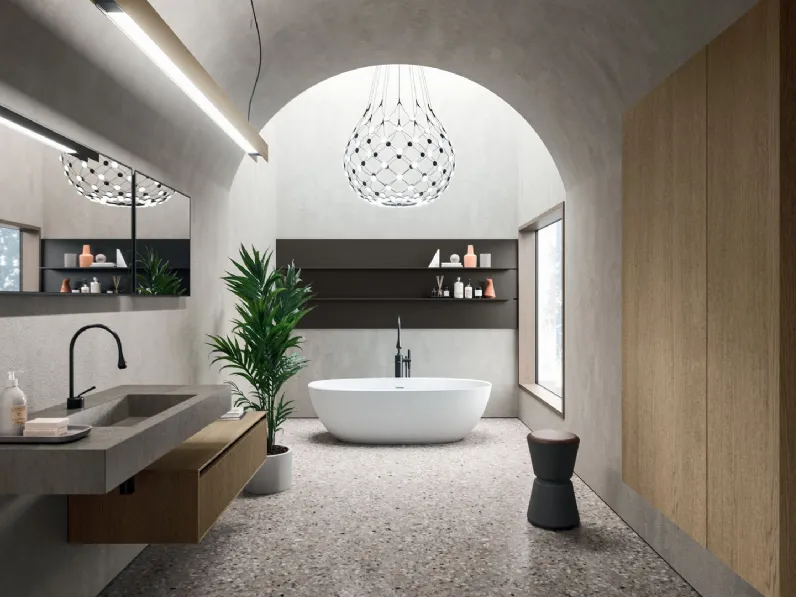 Mobile da Bagno sospeso Modo Project 05 in Rovere di Arrital