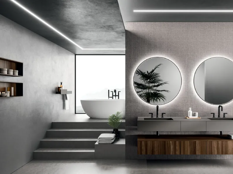 Mobile da Bagno sospeso Modo Project 06 in Rovere di Arrital