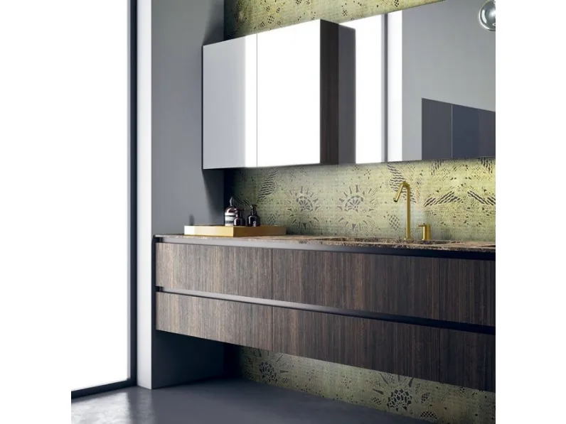 Mobile da Bagno Modo Project 08 in Rovere scuro di Altamarea