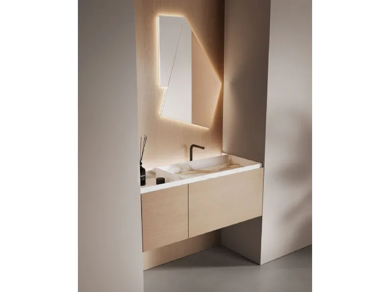 Mobile da Bagno sospeso Nabatei in Rovere di Antoniolupi