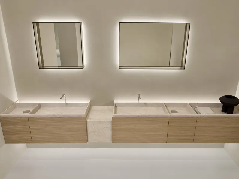 Mobile da Bagno sospeso Nabatei in Rovere di Antoniolupi