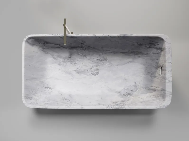 Vasca da Bagno Duo in marmo di Carrara di Neutra