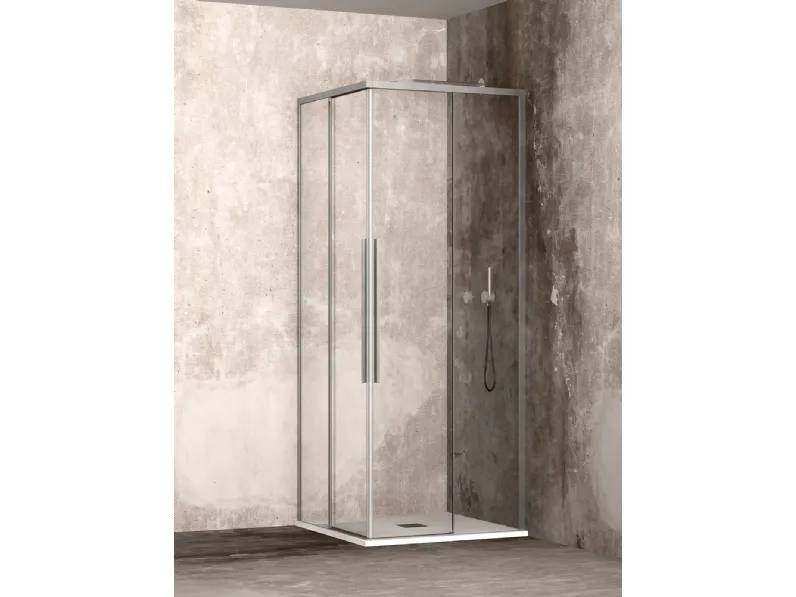 Box Doccia New Generation Inox in cristallo di PDP Box Doccia