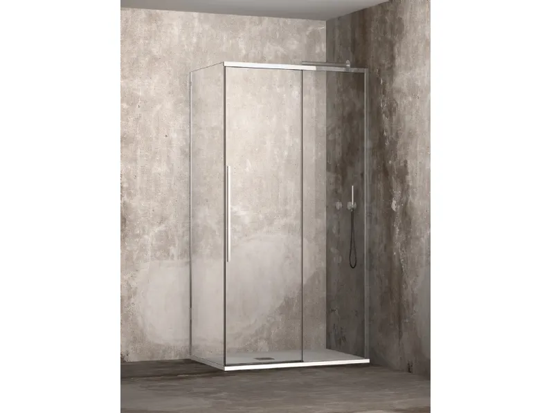 Box Doccia New Generation Inox in cristallo di PDP Box Doccia